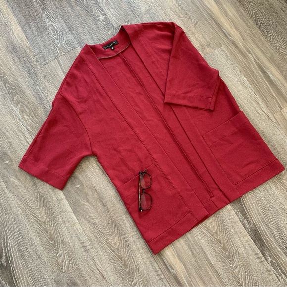 Dynamite open crepe blaser, red, size XS-S - Picture 4 of 4